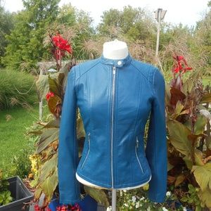 NWT  Small Express Minus the Leather Blue Jacket